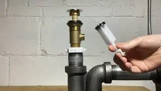 How to unclog a sink drain pop up assembly.
