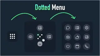 Eye Catching Dotted Menu Using HTML, CSS & JavaScript | 9 Dot Menu | CSS Tricks | Glowing Icon