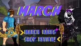 AQW- March Rares Review! with aleyplayer123