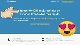 Reescritor ✍🏻 Herramienta de Spintax de TEXTOS PROFESIONAL