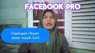 Tayangan FB Pro sudah ribuan, dolar yang nempel masih 0.01