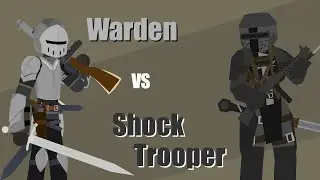 Warden vs Shocktrooper ||Stick Nodes||