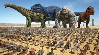 2000 Microraptor VS ARK Dinosaur Deathrun🦖 | Cantex