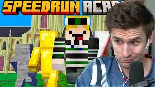 Ludwig reacts to Minecraft: SPEEDRUN ACADEMY