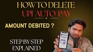 Phone pe lo UPI Mandate Dlt cheydam ala in telugu