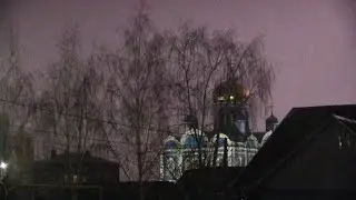 Апрельская гроза в городе Данкове удивила горожан