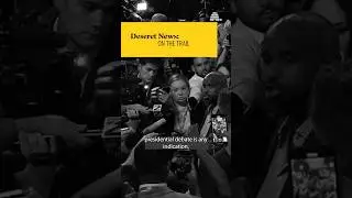 Reporting From The Spin Room #dnews #shorts  #trump #biden #debate
