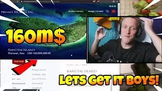 Tfue goes shopping for PRIVATE ISLANDS on Stream!