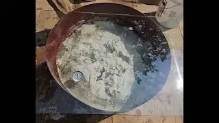 Quicklime mortar (donut method)
