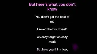 Icon For Hire - Last One Standing  KARAOKE WITH  LYRIC