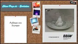 Auflösen von Styropor - HD