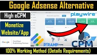 High eCPM Google AdSense Alternative (2024) || How To Get Free Google Adx Approval