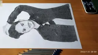 Drawing of commission artwork