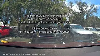 Full Self Drive to JoAnns from St Augustine
