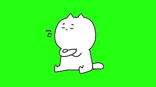 ✔️GREEN SCREEN EFFECTS: angry cat vibe