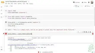 19 - NLP Stop Words with NLTK
