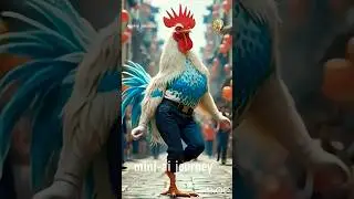Funny model 🌸 chicken dancer 🐓💃😅 