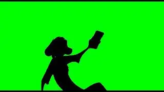 Timon and Pumbaa at the Cinema Green Screen