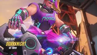 Zarya breaks up the brawl! (For the win)