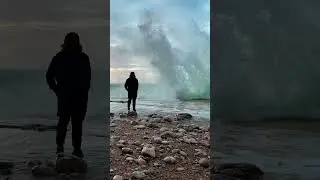 Шторм на закате
