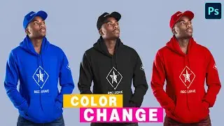 How to Change Your T-Shirt Color In Photoshop #PhotoshopTutorials #ChangeAnythingColorinPhotoshop