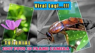 TUTORIAL CARA EDIT FOTO 3D FRAME CAMERA KEREN 2021