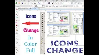 Icon color:How to change the color of the icons in corelDRAW By Bnarts