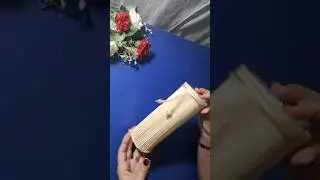 ideia de reciclagem com plástico e palitos