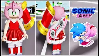 (working codes)HOW TO BECOME AMY ROSE FROM SONIC THE HEDGEHOG BROOKHAVEN ROBLOX