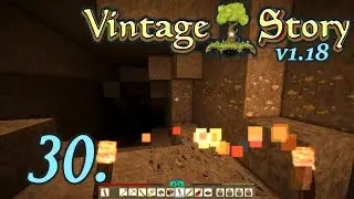 Exploring the Resource-Rich Cave - Let's Play Vintage Story 1.18 Part 30