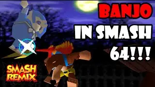 Banjo Kazooie and Ebisumaru Movesets + Gameplay! - Smash Remix Patch 1.5.0