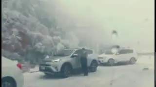 HUJAN SALJU TERJADI DI NANTOU TAIWAN