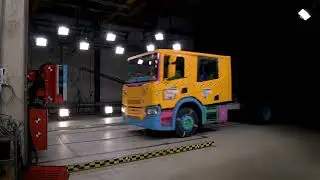 Краш-тест кабин грузовых автомобилей Scania
