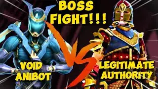 Void Anibot Level 6 vs NEW Legitimate Authority LEVEL 6 BOSS!!! | Shadow Fight 3