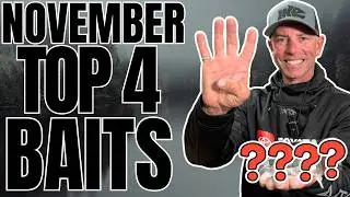 🔥Top 4 Baits for NOVEMBER Bass Fishing (North & South!)🎣
