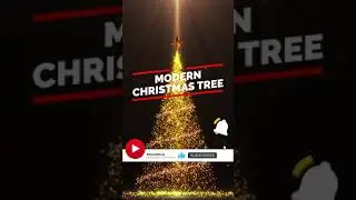 Modern Christmas tree. Professional backgrounds for the holiday.
