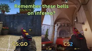 Remember these bells on Inferno? CS2 vs CSGO | Counter Strike 2 | Nostalgia
