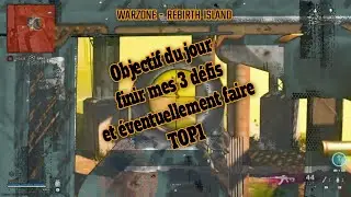 WARZONE Rebirth Island game tranquillou avec 3 défis #WARZONE