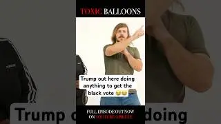 Trump supporter gets roasted on POP THE BALLOON 😂😂 #trump #poptheballoon #trumpshooting #comedy