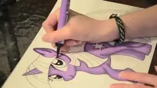 Speed painting MLP 1 of 6 - Twilight Sparkle