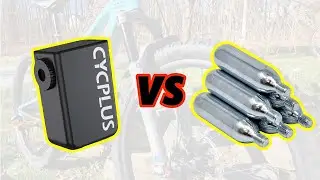 Smallest portable electric bike pump ever! Check out the CYCPLUS CUBE