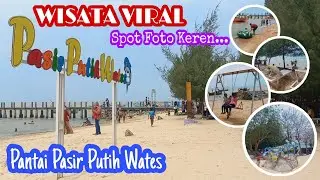PANTAI PASIR PUTIH WATES, spot foto hits dan terkeren...