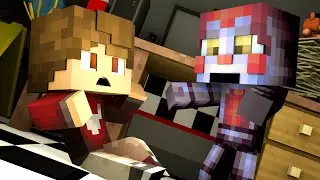 Minecraft School - FNAF Sister Location - SHE CAUGHT US! #19