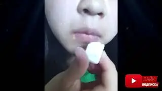 ASMR-Eating wet chalk/EATING CHALK//ASMR//ЕДЯТ МЕЛ #41