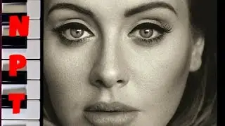 Adele - When We Were Young - Full Instrumental Version - Karaoke - Synthesia