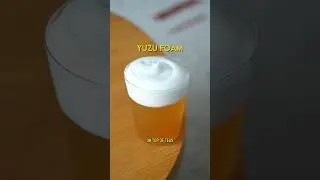 How to make a yuzu foam