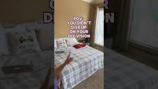 Beginner DIY Accent Wall Before and After Feature Wall Reveal DIY SAHM Mom of 4 Home Renovation