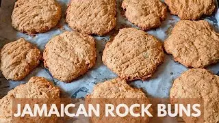 ROCK CAKE RECIPE// How To Make JAMAICAN🇯🇲 Rock Buns With Coconut - Taught by my Jamaican Friend