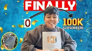 Finally silver play button aayo || 100k subscribers award from youtube