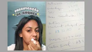 Respondendo perguntas: Como eu precifico os buquês ou qualquer outro produto artesanal?!
